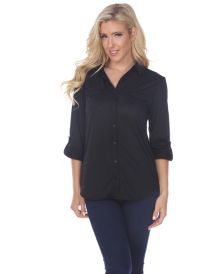 Black Button Down Shirt Women Macy S