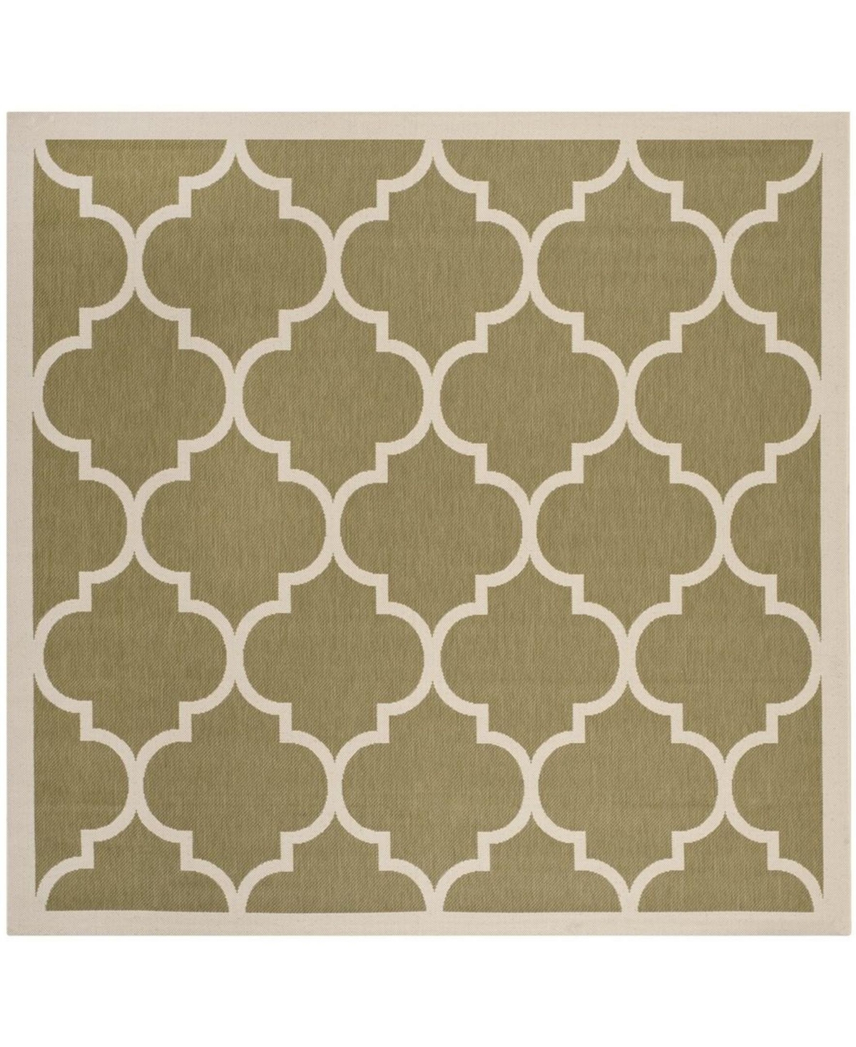 Safavieh Courtyard CY6914and Beige Square Outdoor Area Rug - Green
