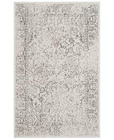 Adirondack Ivory and Silver 2'6" x 4' Area Rug
