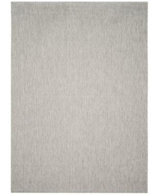 Courtyard CY8520 Gray 8' x 11' Sisal Weave Outdoor Area Rug