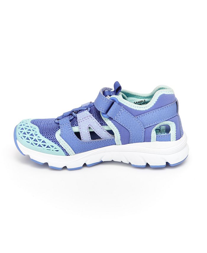 Scarpe Sportive Bambino Stride Rite Brighton Adaptive Taupe | Sneaker Lavabili Con Plantare Memory Foam E Chiusura Velcro