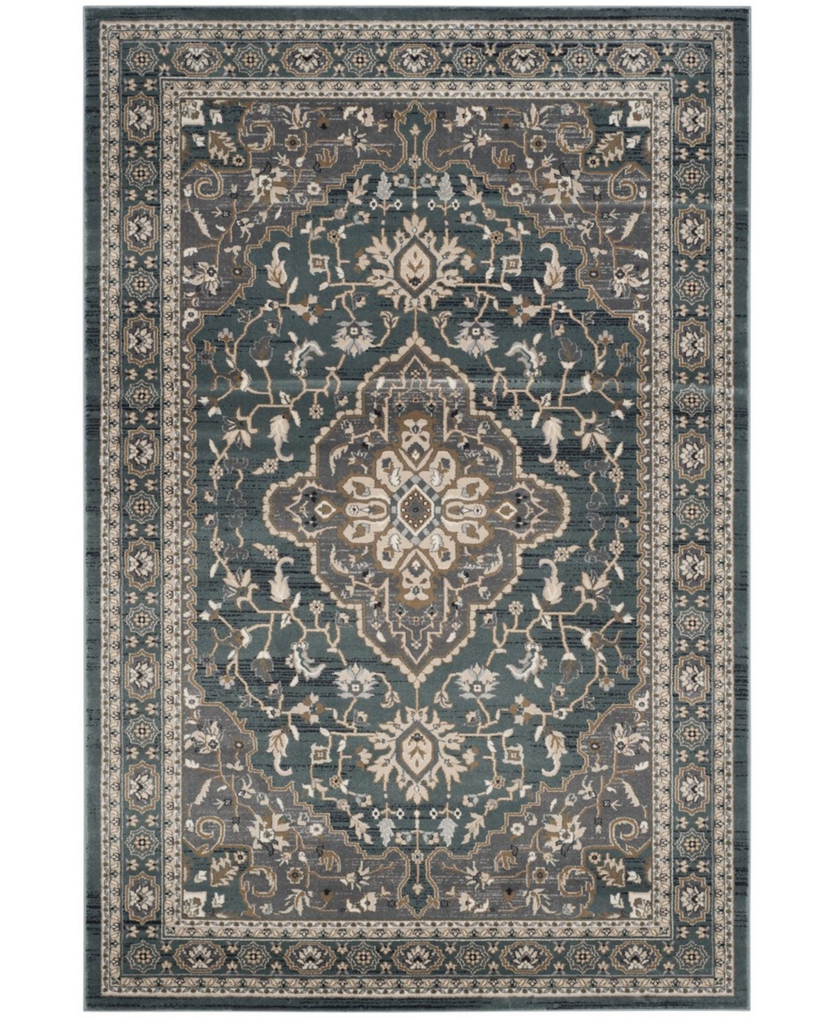 Safavieh Lyndhurst Teal and Gray 9' x 12' Area Rug - Blue Group