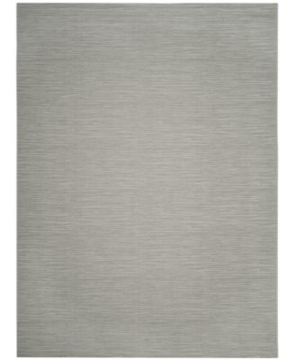 Courtyard CY6576 Light Gray 8' x 11' Sisal Weave Outdoor Area Rug