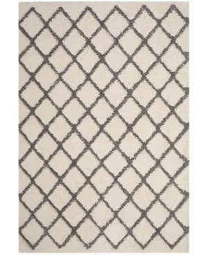 Safavieh Adriana Shag Cream and Gray 5'1in x 7'6in Area Rug