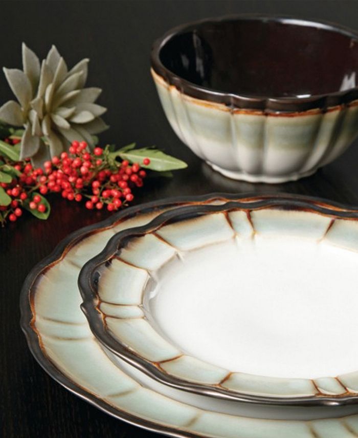 Laurie Gates Mableton 16 Piece Dinnerware Set Macy's