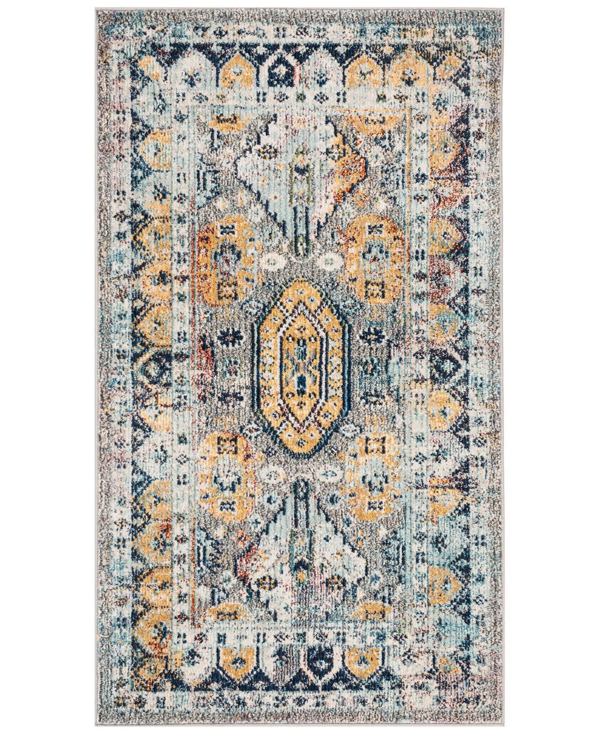 Safavieh Savannahand Navy Area Rug - Gray