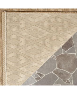 Courtyard CY8522 Natural 8' x 11' Outdoor Area Rug