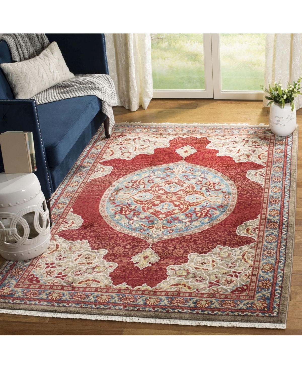 Safavieh Kashan KSN302 Area Rug -blue