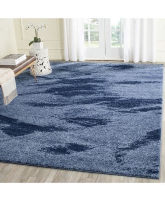 Retro RET2891 Light Blue and Blue 8' x 10' Area Rug