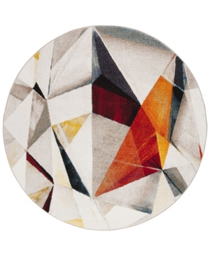 Safavieh Porcello Light Gray and Orange 6'7