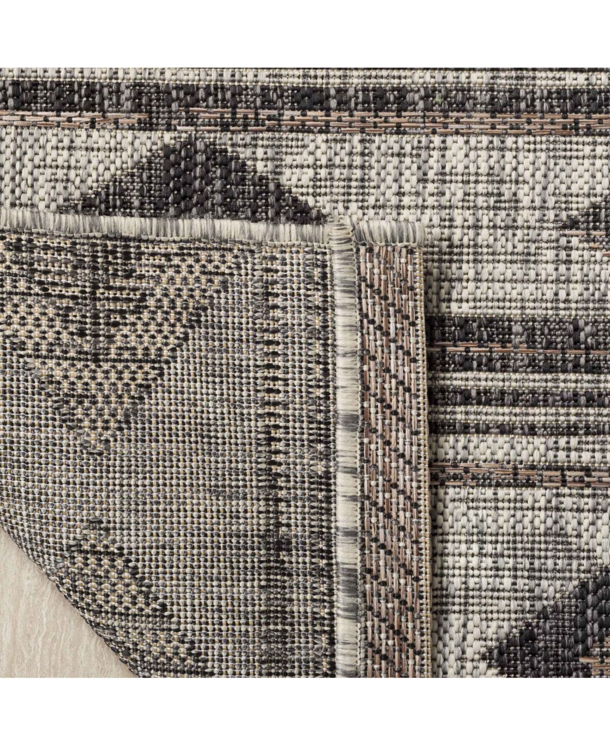 Safavieh Courtyard CY8529and Black 5'3