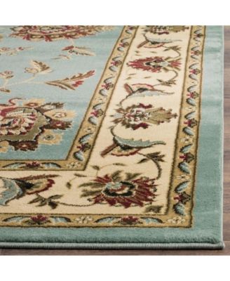 Lyndhurst LNH555 Blue and Ivory 5'3" x 7'6" Area Rug
