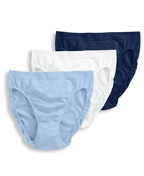 Jockey Women's 3Pk. Seamfree® Breathe Knit FrenchCut Brief Underwear