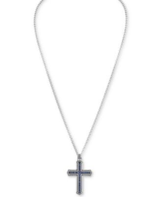 esquire mens cross necklace