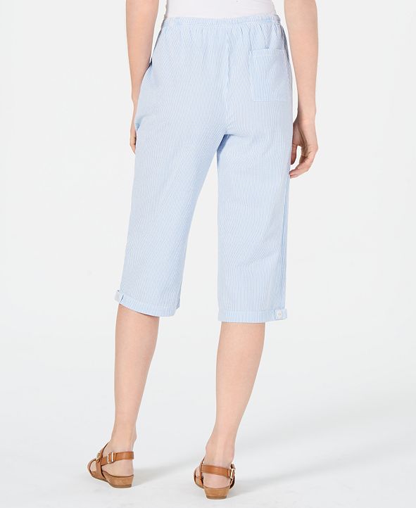 macy's karen scott petite capri pants