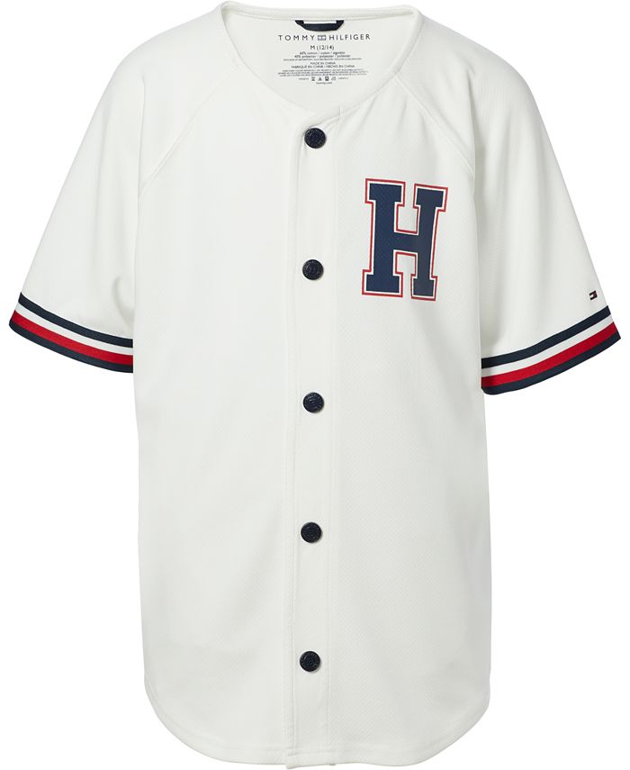 Rood Sortie nationale vlag Tommy Hilfiger Little Boys Baseball Shirt - Macy's