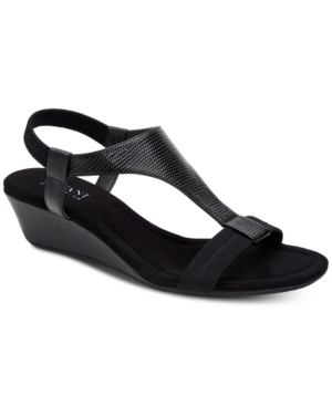 image of Alfani Women-s Step -N Flex Vacanzaa Wedge Sandals, Created for Macy-s Women-s Shoes