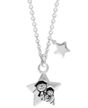 image of Snowman Stars Pendant Necklace
