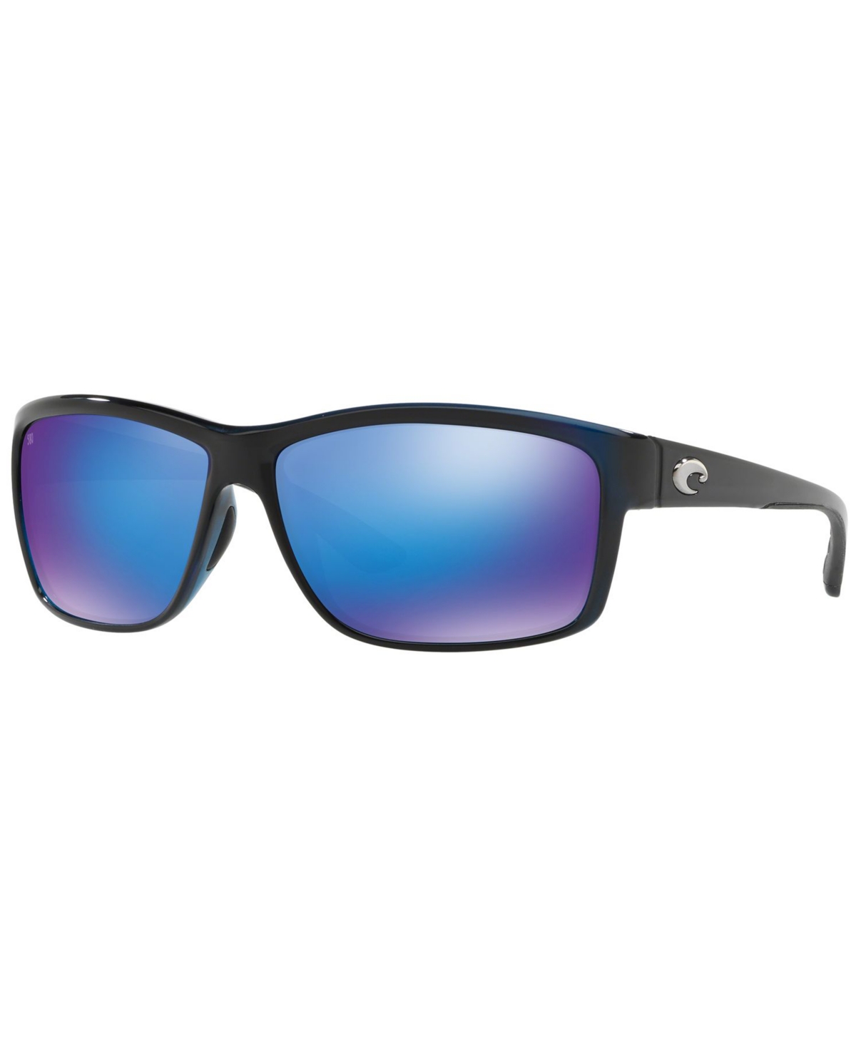 Costa Del Mar Polarized Sunglasses, Cdm Mag Bay 06s000163 63p In Black,blue Mir Pol