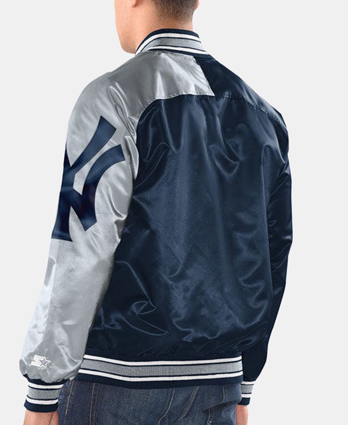 Starter Men's New York Yankees Dugout Starter Satin Jacket Macy's