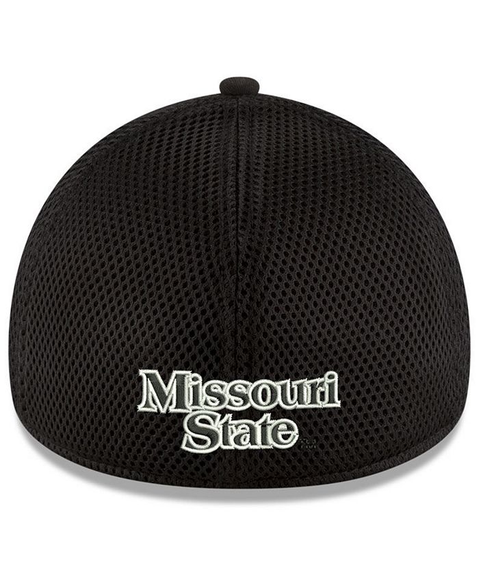 New Era Missouri State Bears Black White Neo 39THIRTY Stretch Fitted