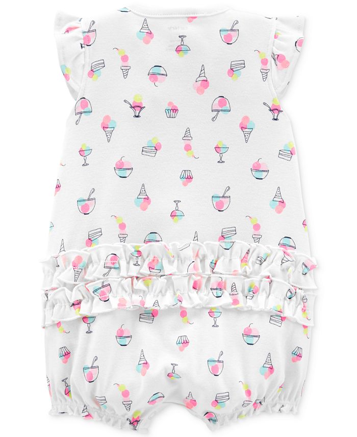Carter's Baby Girls Cotton Ice Cream Romper Macy's
