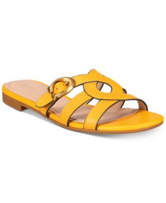 macys gold sandals