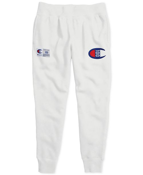 Champion Men S Century Logo Joggers Reviews All Activewear Men Macy S
