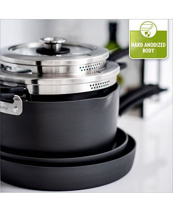GreenPan - 6-Pc. Stackable Ceramic Nonstick Cookware Set