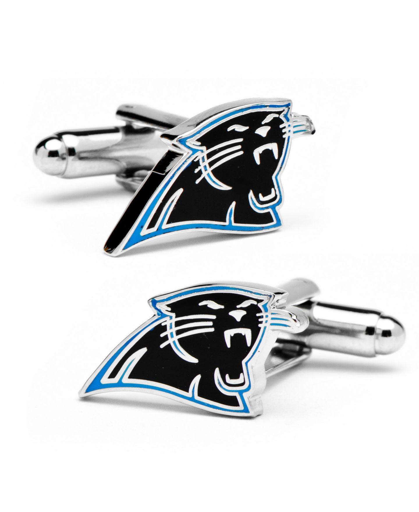 Мужские запонки Cufflinks Inc. Carolina Panthers Cufflinks — фото 1