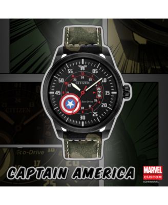 Citizen Captain America Camouflage Strap Watch 45mm