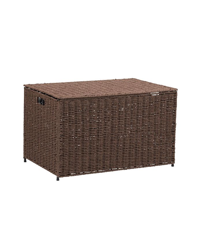 Household Essentials Large Wicker Storage Chest Macy's
