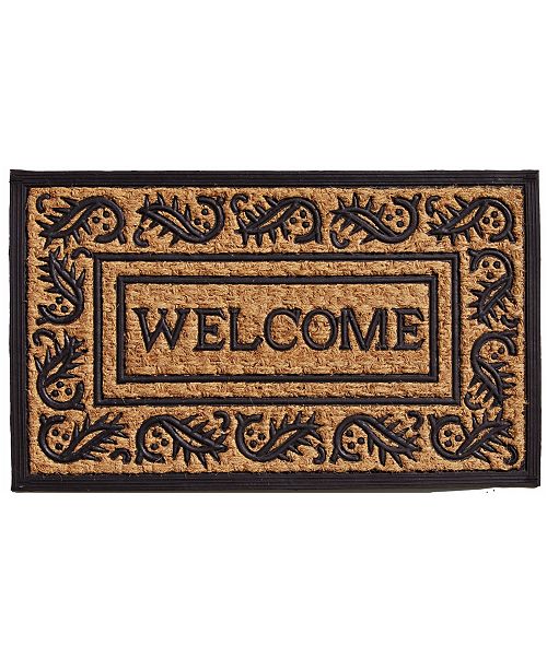 Home More Border Welcome 18 X 30 Coir Rubber Doormat Reviews