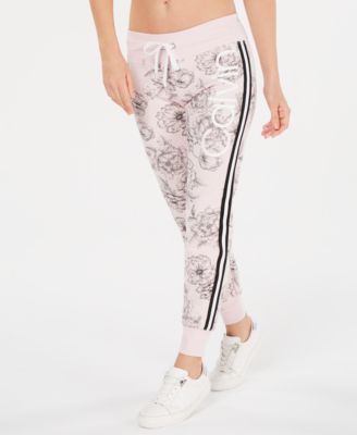 calvin klein floral joggers