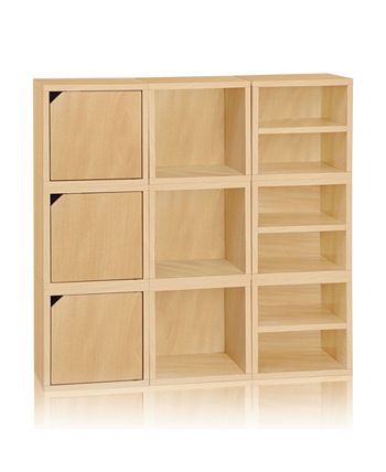 Way Basics Eco Stackable Connect Open Storage Cube and Cubby Organizer ...