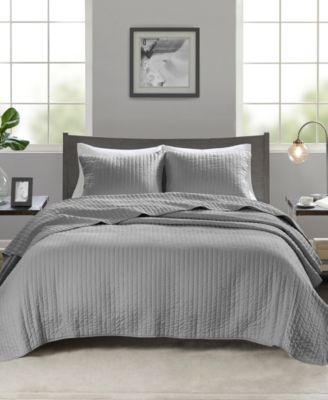 Madison Park Keaton Quilted 3-Pc. Quilt Set, King/California King - Macy's