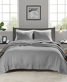 Keaton Quilted 3-Pc. Coverlet Set, King/California King