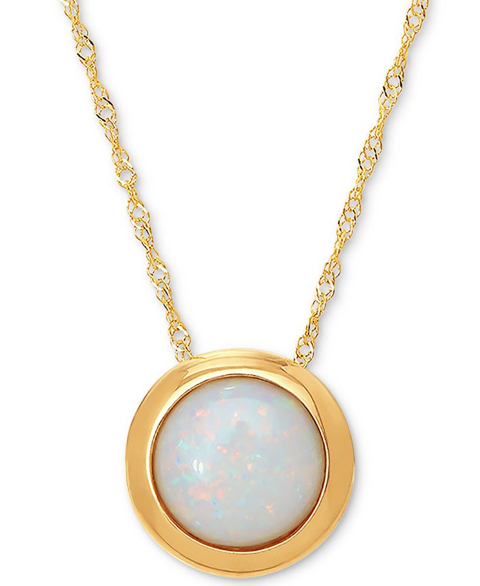 Macy's cheap birthstone necklace