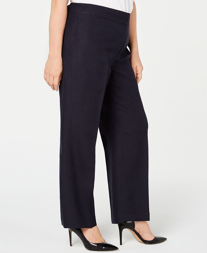 Nine West Plus Size Lightweight Pants - Macy's