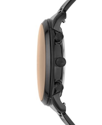 Mens Neutra Chrono black stainless steel bracelet