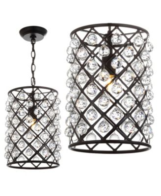 Gabrielle Crystal/Metal LED Pendant