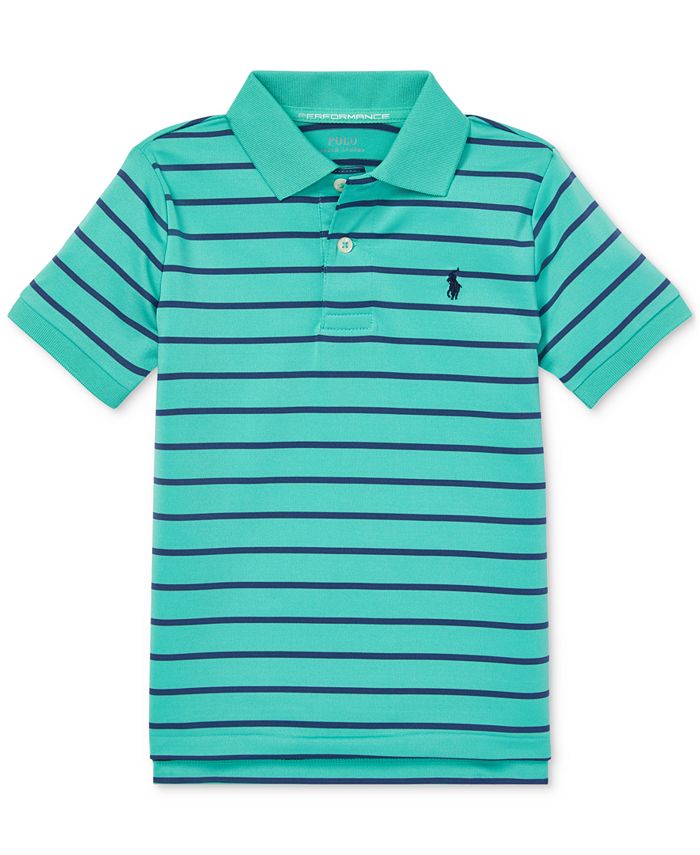 Polo Ralph Lauren Little Boys Performance Lisle Polo Shirt - Macy's