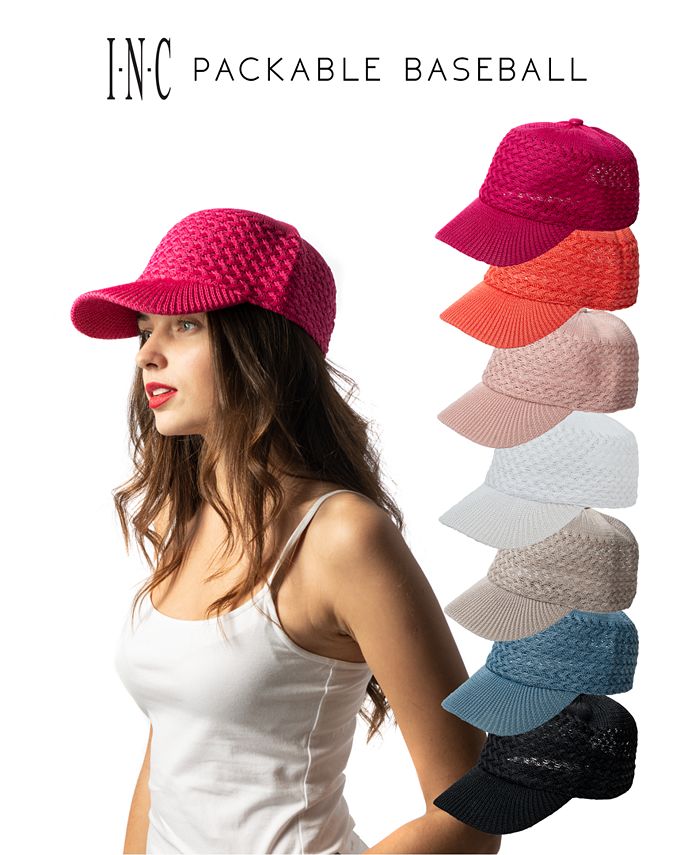 INC International Concepts INC Packable Knit Baseball Cap, Created for