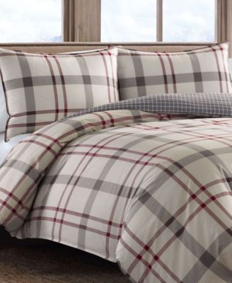 CLOSEOUT! Portage Bay Cotton Reversible 3 Piece Duvet Cover Set, Full/Queen