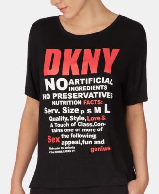 DKNY - Logo Screenprint Short-Sleeve Pajama Top