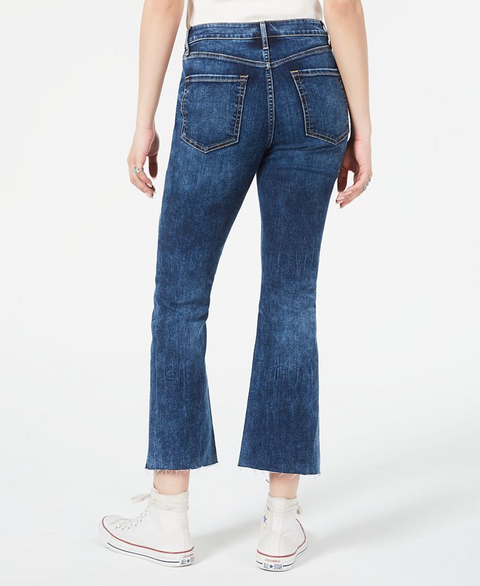 American Rag Juniors' Cropped Button-Fly Kick-Flare Jeans, Created for ...