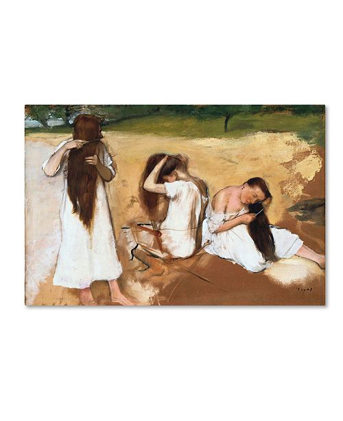 Degas Women Combing Their Hair Canvas Art 47 X 30 X 2