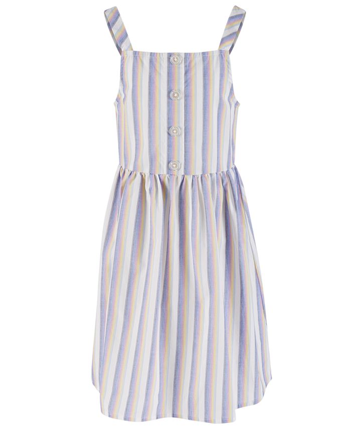Epic Threads Big Girls Striped Cotton Sundress, Created for Macy's Macy's