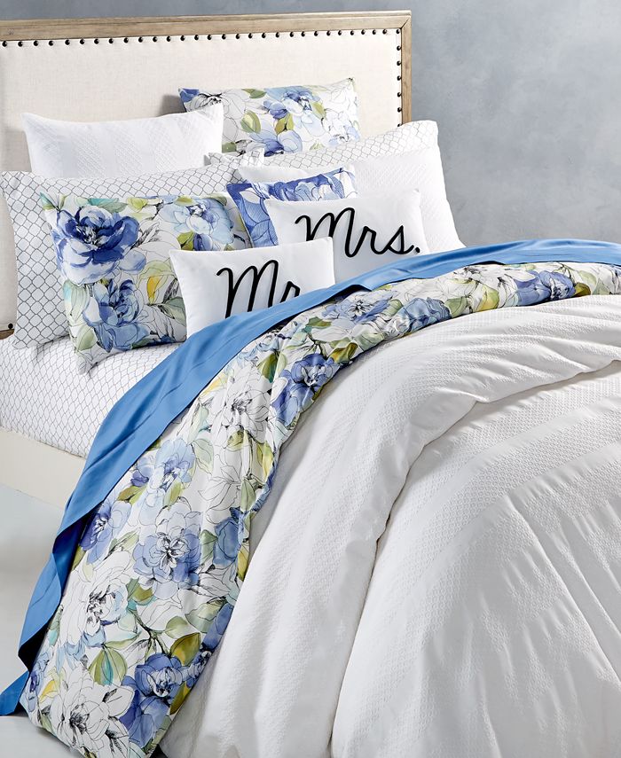 Charter Club Basket Stripe 3-Pc. Full/Queen Comforter Set, Created for ...
