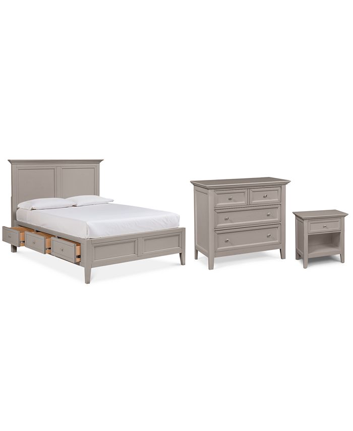 Furniture Sanibel Storage Bedroom Furniture, 3Pc. Set (King Bed
